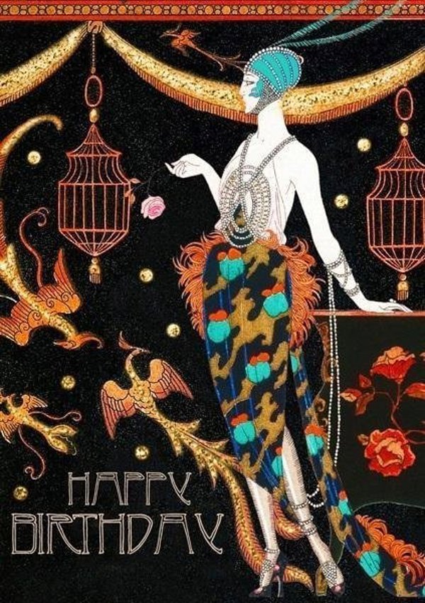 Madame Treacle Κάρτα Γενεθλίων HB226 Birthday Flamingos B6 με Φάκελο