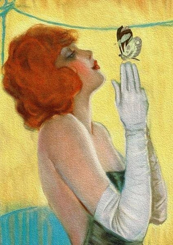 Madame Treacle Καρνέ B6 Woman and Butterfly με Φάκελο, Διαστάσεις B6, Πολυτελές Σημειωματάριο