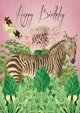 Madame Treacle Κάρτα Γενεθλίων Zebra B6 με Φάκελο, HB219
