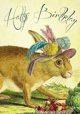 Madame Treacle Κάρτα Γενεθλίων HB211 B6 με Φάκελο, Rabbit in a Hat, Πολύχρωμη