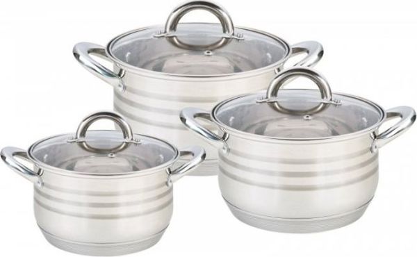 Σετ Σκευών 6 τεμ. (2,9L, 5,1L, 6,5L) MR-3513-6L MAESTRO
