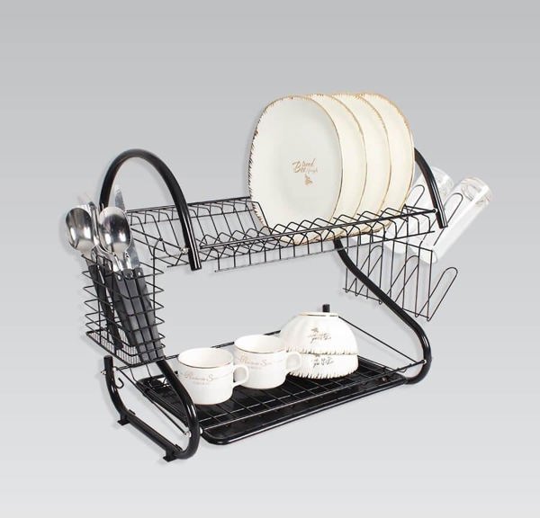 Maestro Αποξηραντής πιάτων 43cm MR-1025-43-MΑΥΡΟ MAESTRO