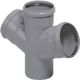 Σταυρός 67° εσωτερικής αποχέτευσης HTDA 110/50mm (11420) Magnaplast