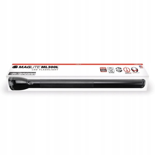 Maglite ML300L 6D LED flashlight, 694 lumens