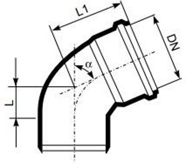 Magnaplast Γωνία Ultra dBB 75/15 (146340)