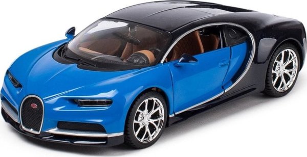 Μοντέλο Maisto σύνθετο Bugatti Chiron μπλε-μαύρο