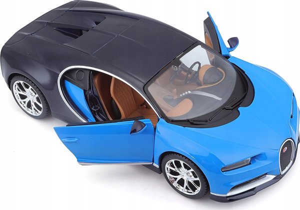 Μοντέλο Maisto σύνθετο Bugatti Chiron μπλε-μαύρο