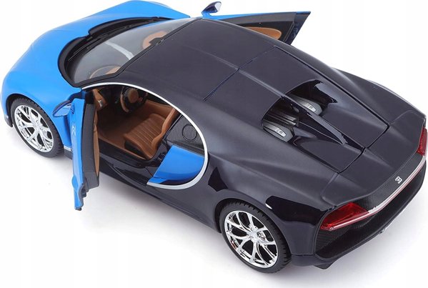 Μοντέλο Maisto σύνθετο Bugatti Chiron μπλε-μαύρο