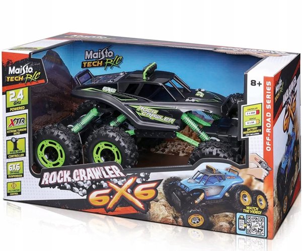 MAISTO TECH RC αυτοκίνητο Rock Crawler 6x6, 82745