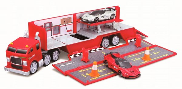 Maisto MAISTO DIE CAST FM Ferrari Evolution hauler, 12388