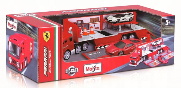 Maisto MAISTO DIE CAST FM Ferrari Evolution hauler, 12388