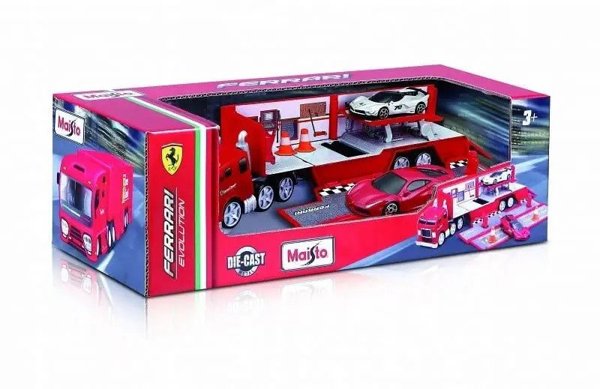 Maisto MAISTO DIE CAST FM Ferrari Evolution hauler, 12388