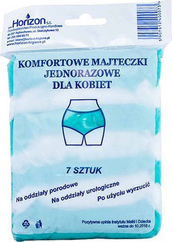 Εσώρουχα μετά τον τοκετό Horizon MAJTECZKI A 7SZT HIG.JEDNORAZOWE R.40