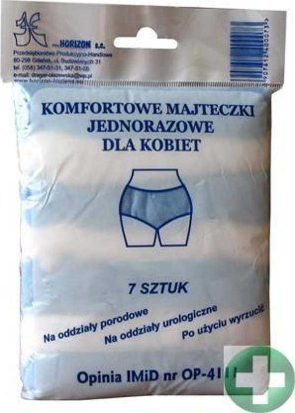 Εσώρουχα μετά τον τοκετό Horizon MAJTECZKI A 7SZT HIG.JEDNORAZOWE R.40