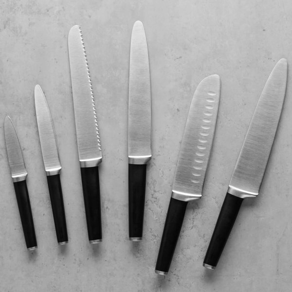 Σετ μαχαιριών Maku Maku Kitchen Life Safety με βάση 7 τεμ.