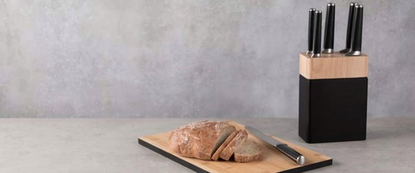 Σετ μαχαιριών Maku Maku Kitchen Life Safety με βάση 7 τεμ.