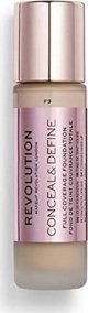MAKE UP REVOLUTION REVOLUTION*Conceal and Define Foundation F9