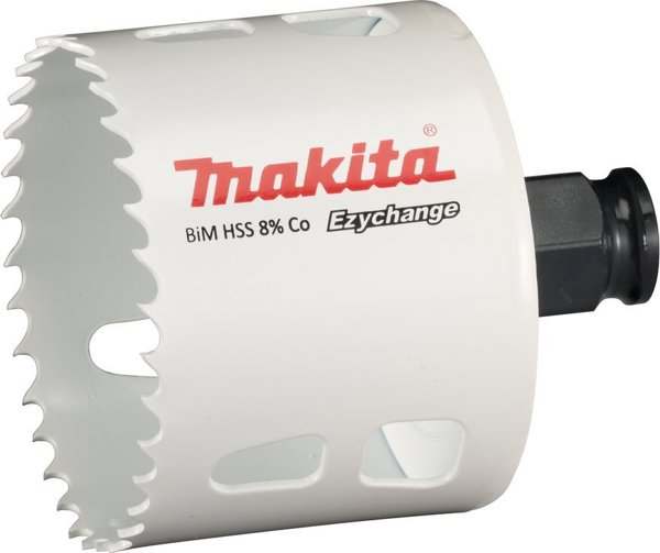 Πριόνι οπής MAKITA BIM HSS-Co 8% 64mm EZYCHANGE ΜΕΤΑΛΛΟ, ΧΑΛΥΒΑΣ, ΑΛΟΥΜΙΝΙΟ, ΞΥΛΟ, PVC