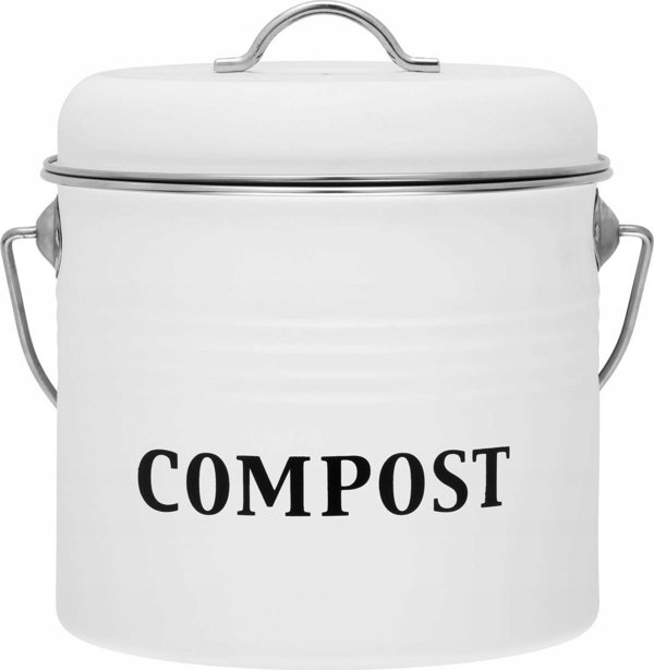 Maku Maku Κάδος κομποστοποίησης 3,5 l λευκός