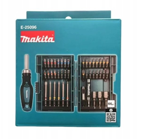 Makita E-25096 Bit-Set mit Ratschengriff 44-tlg