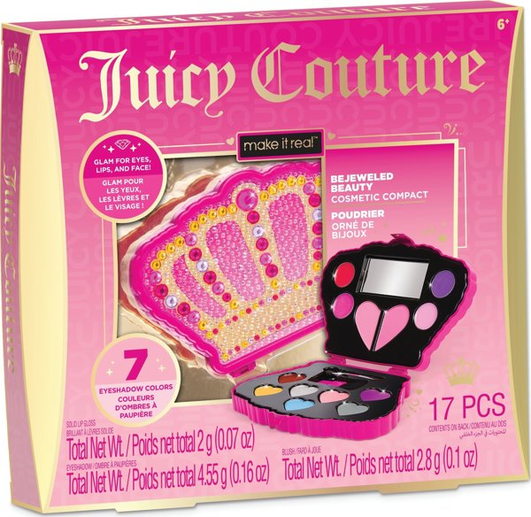 Make it real MAKE IT REAL Juicy Couture Bejeweled Beauty Cosmetic Compact