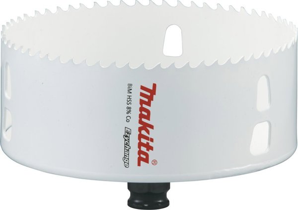 MAKITA OTWORNICA BIM HSS-Co 8% 121mm EZYCHANGE ΜΕΤΑΛΛΟ, ΧΑΛΥΒΑΣ, ΑΛΟΥΜΙΝΙΟ, ΞΥΛΟ, PVC