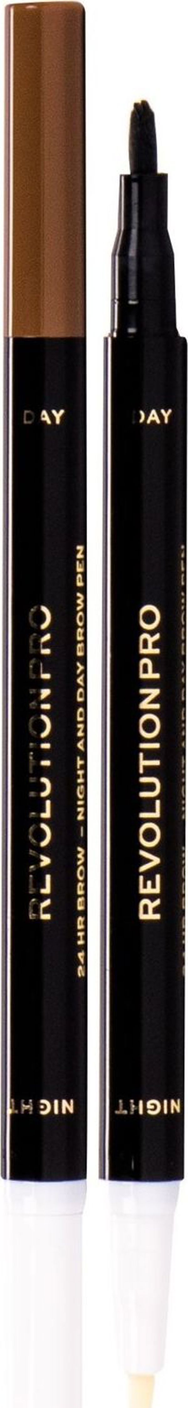 Makeup Revolution Revolution PRO Day & Night Brow Pen Στυλό Φρυδιών Ash Brown 1.6ml