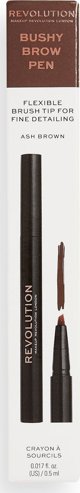 Makeup Revolution Bushy Brow Pen - Στυλό για Φρύδια - Ash Brown 0,5ml