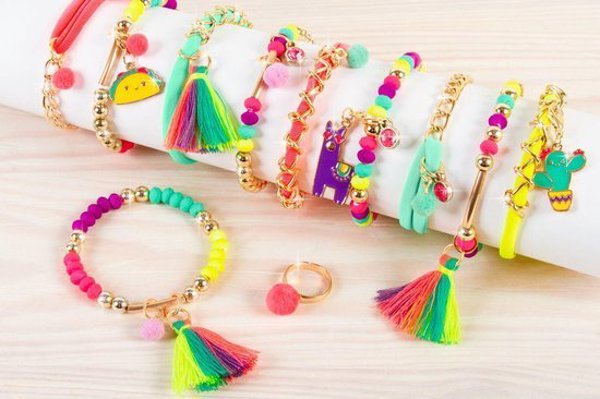 Δημιουργήστε το Real Neo-Brite Chains & Charms σετ για τη δημιουργία βραχιολιών