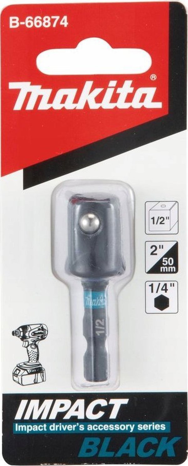 Makita Makita B-66874 Adapter 1/4   6KT - 1/2   4KT