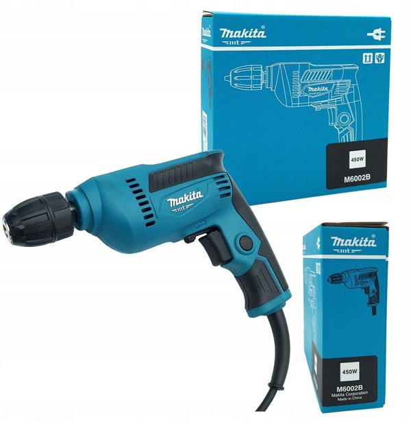 MAKITA ΔΡΑΠΑΝΟ 450W 10mm M6002B ΑΥΤΟΜΑΤΟ ΣΦΙΞΙΜΟ /MT