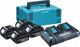 Σετ τροφοδοτικού Makita 18V MAKPAC, BL1830Bx4+DC18RD (197970-3)