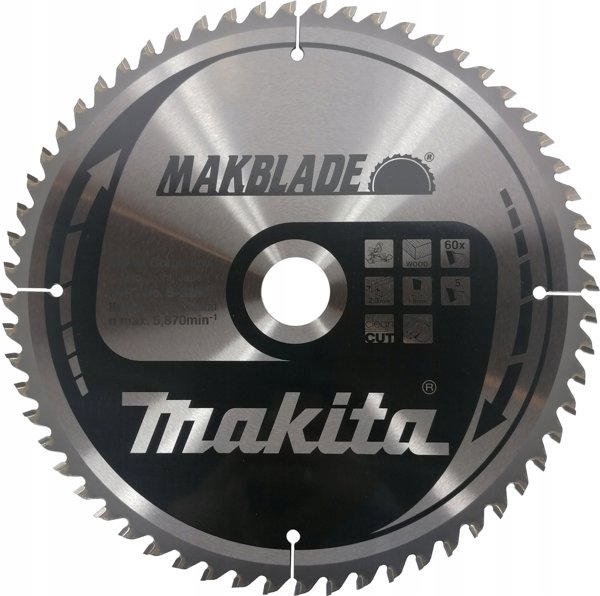Makita MAKITA ΔΙΣΚΟΠΡΙΟΝΟ 260x30x60z MAKBLADE ΞΥΛΟ