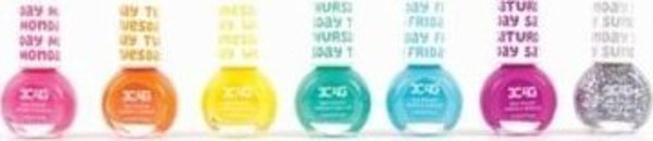 Make it real MAKE IT REAL Rainbow Days of the week Nail Polish, 7 pcs