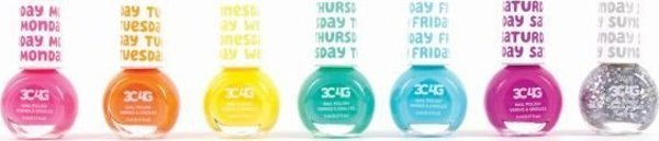 Make it real MAKE IT REAL Rainbow Days of the week Nail Polish, 7 pcs