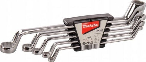 Makita Σετ Κλειδιών Μάτια-Γερμανικά Κυρτά 8-13mm, 5 Τεμάχια
