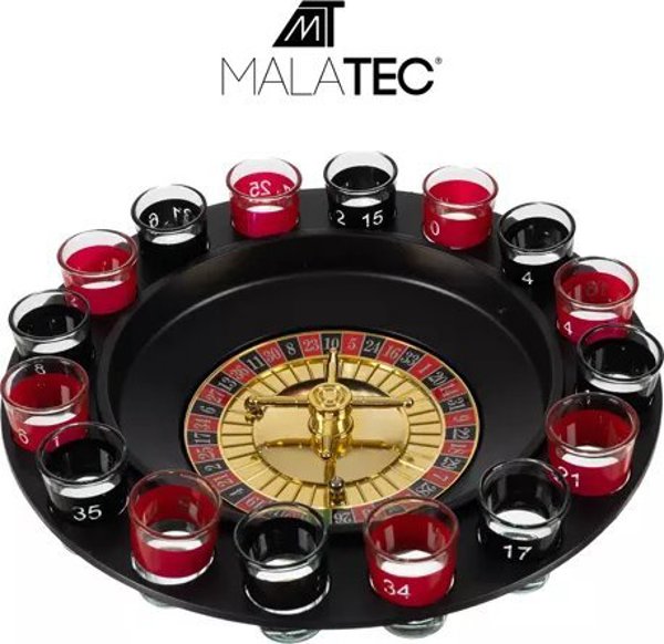 Ρουλέτα Malatec + ποτήρια 23463