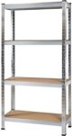 Malatec Ράφι Αποθήκης Μεταλλικό, 150x75x30 cm, Ασημί, Αντοχής 175kg