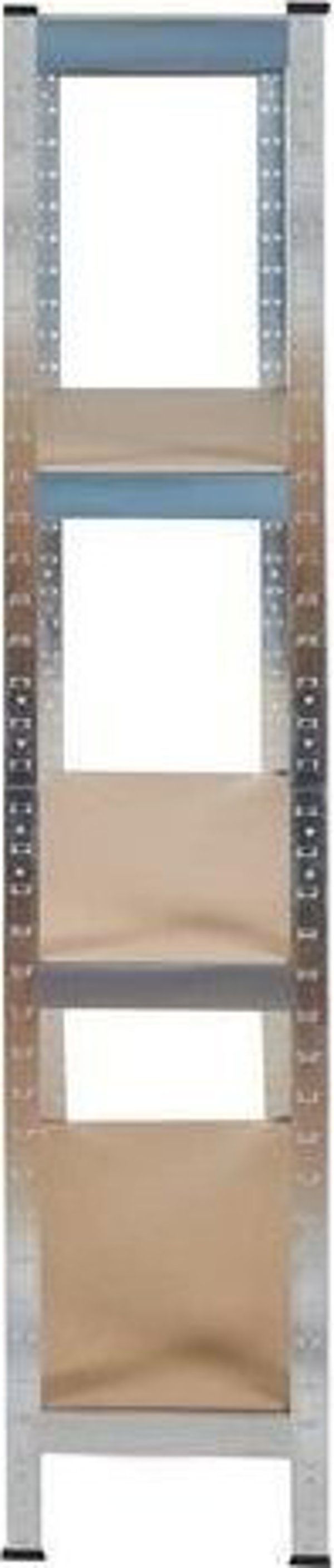 Malatec Ράφι Αποθήκης Μεταλλικό, 150x75x30 cm, Ασημί, Αντοχής 175kg