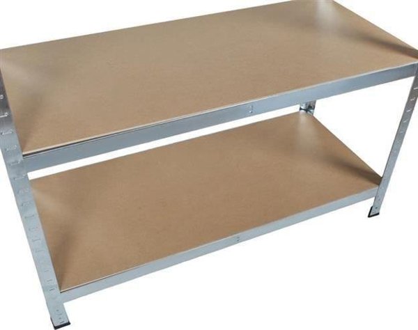 Malatec Ράφι Αποθήκης Μεταλλικό, 150x75x30 cm, Ασημί, Αντοχής 175kg