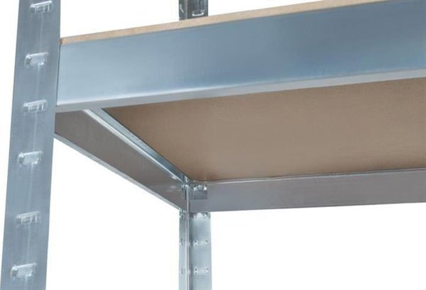 Malatec Ράφι Αποθήκης Μεταλλικό, 150x75x30 cm, Ασημί, Αντοχής 175kg
