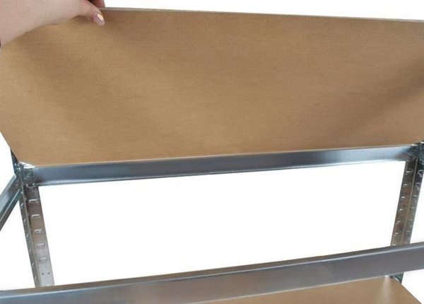 Malatec Ράφι Αποθήκης Μεταλλικό, 150x75x30 cm, Ασημί, Αντοχής 175kg