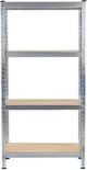 Malatec Ράφι Αποθήκης Μεταλλικό, 150x75x30 cm, Ασημί, Αντοχής 175kg