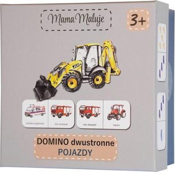 Ντόμινο διπλής όψης Οχήματα Mama Maluje