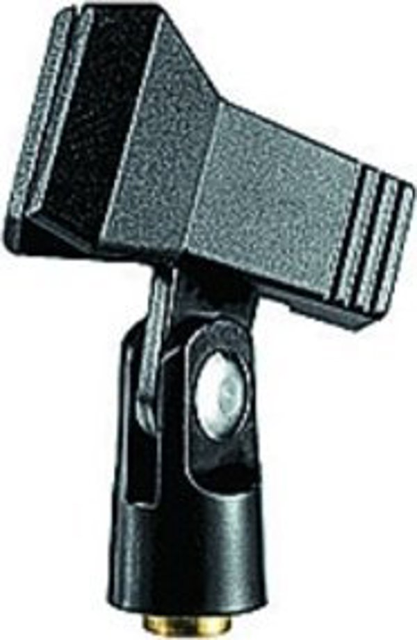 Manfrotto MICC2 Βάση Μικροφώνου Spring Clip, Μαύρη, 7.62cm (3")
