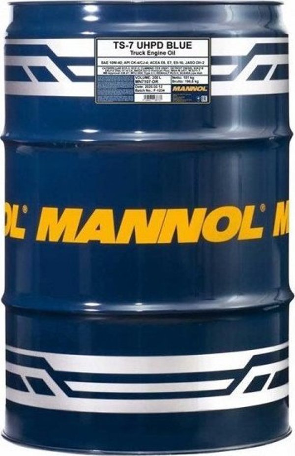 Mannol Mannol Λάδι TS-7 UHPD Blue10W/40 για κινητήρες 208 L