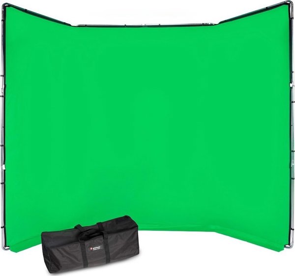 Manfrotto Chroma Key FX 4x3m Φόντο + Πλαίσιο + Τσάντα - Πράσινο