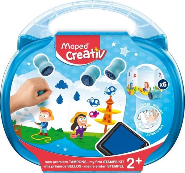 Maped Creativ Δημιουργικό Σετ Σφραγίδες Καιρού - 6 Σφραγίδες, 6 Εικόνες για Διακόσμηση & Μελάνι