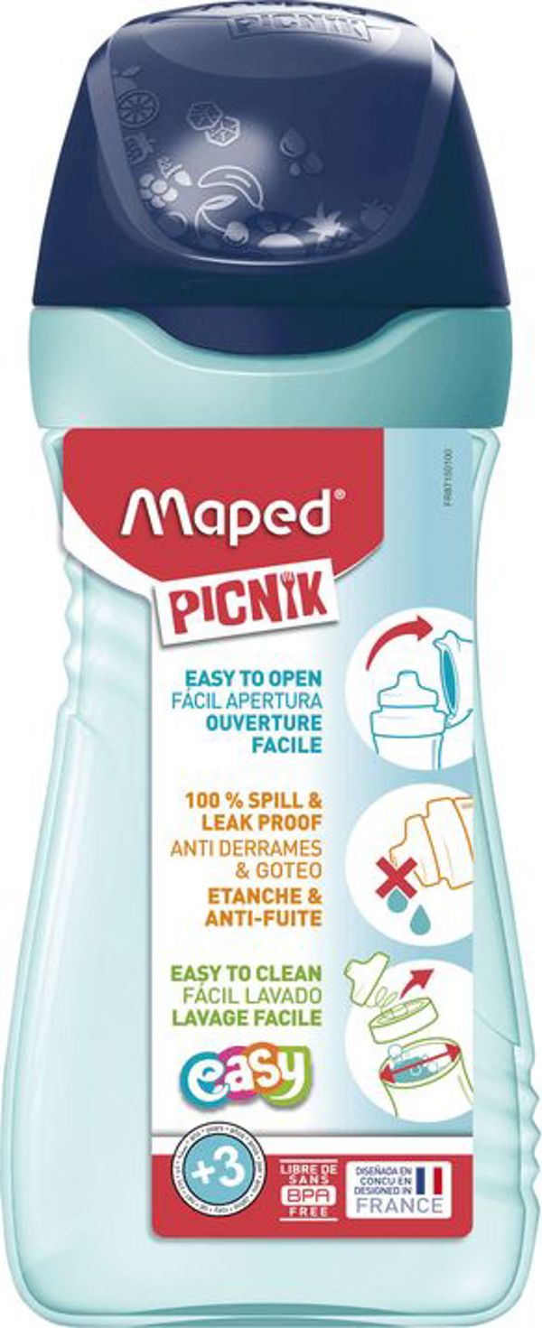 Maped Μπουκάλι Picnik Origins 430ml, Πλαστικό, Πράσινο-Μπλε