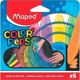 Maped Colorpeps Κιμωλίες Πεζοδρομίου 6 Χρωμάτων, Χοντρές με Τετράγωνη Διατομή, Πλενόμενες, Χωρίς Σκόνη
